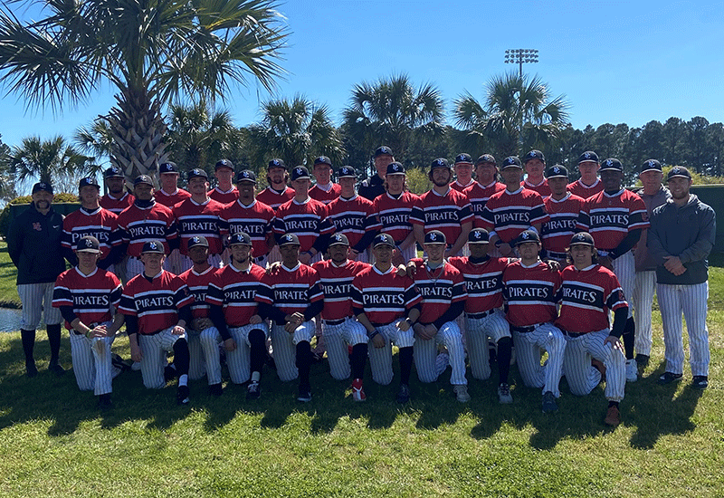 Pirates Baseball Earns First Win On Myrtle Beach Trip