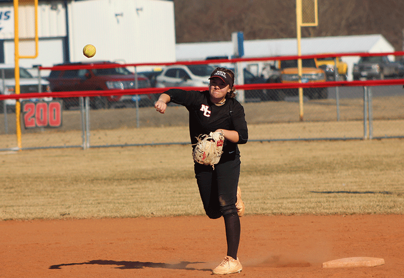 Softball Evens Record With Sweep Over Missouri Valley JV