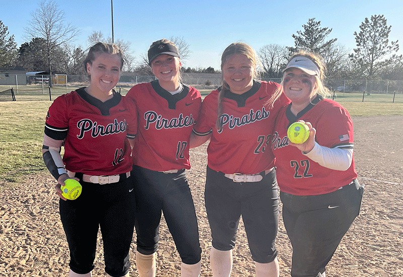 Pirates Softball Gets Back To .500 With Strong Nebraska Trip