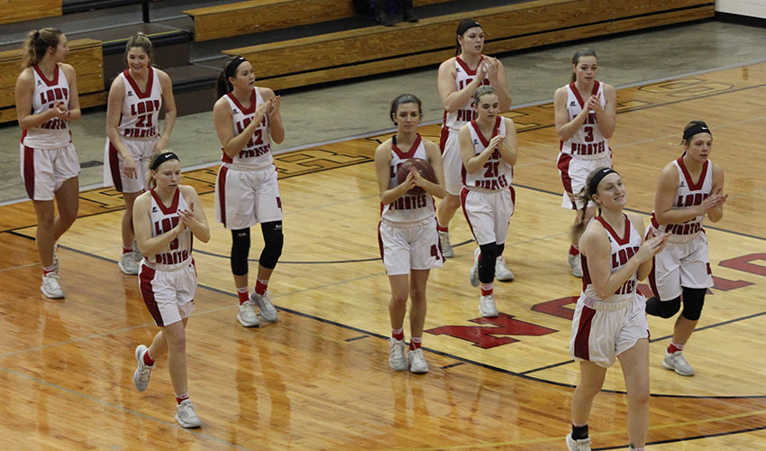 Lady Pirates Cruise To 47 Point Victory